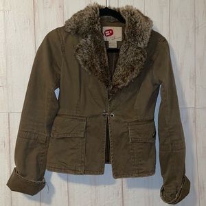 BKE Outerwear Y2K Faux Fur Jacket Women’s Size S